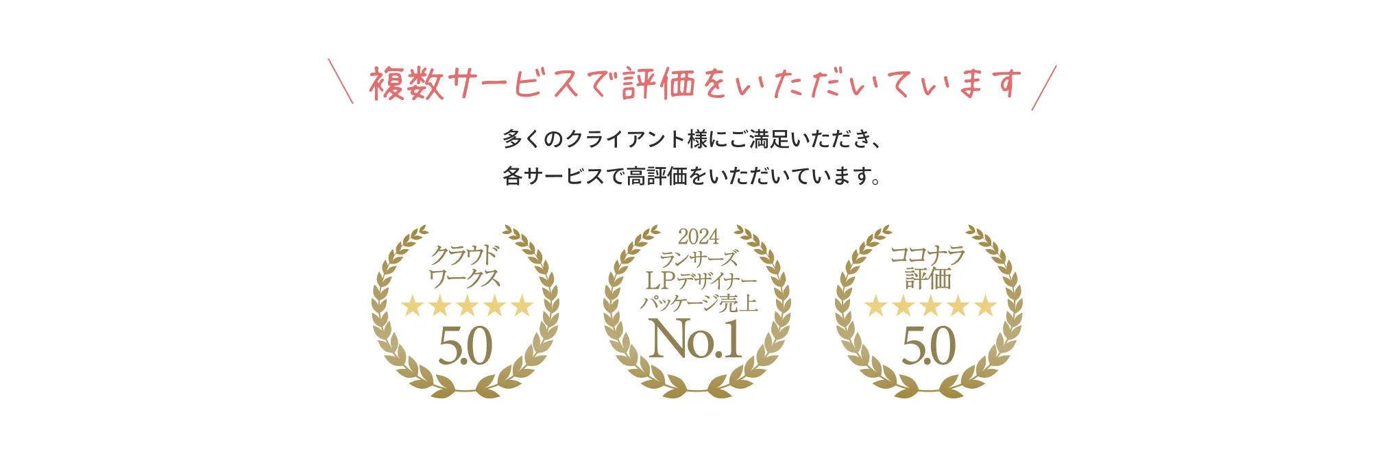 クラウドソーシング評価実績